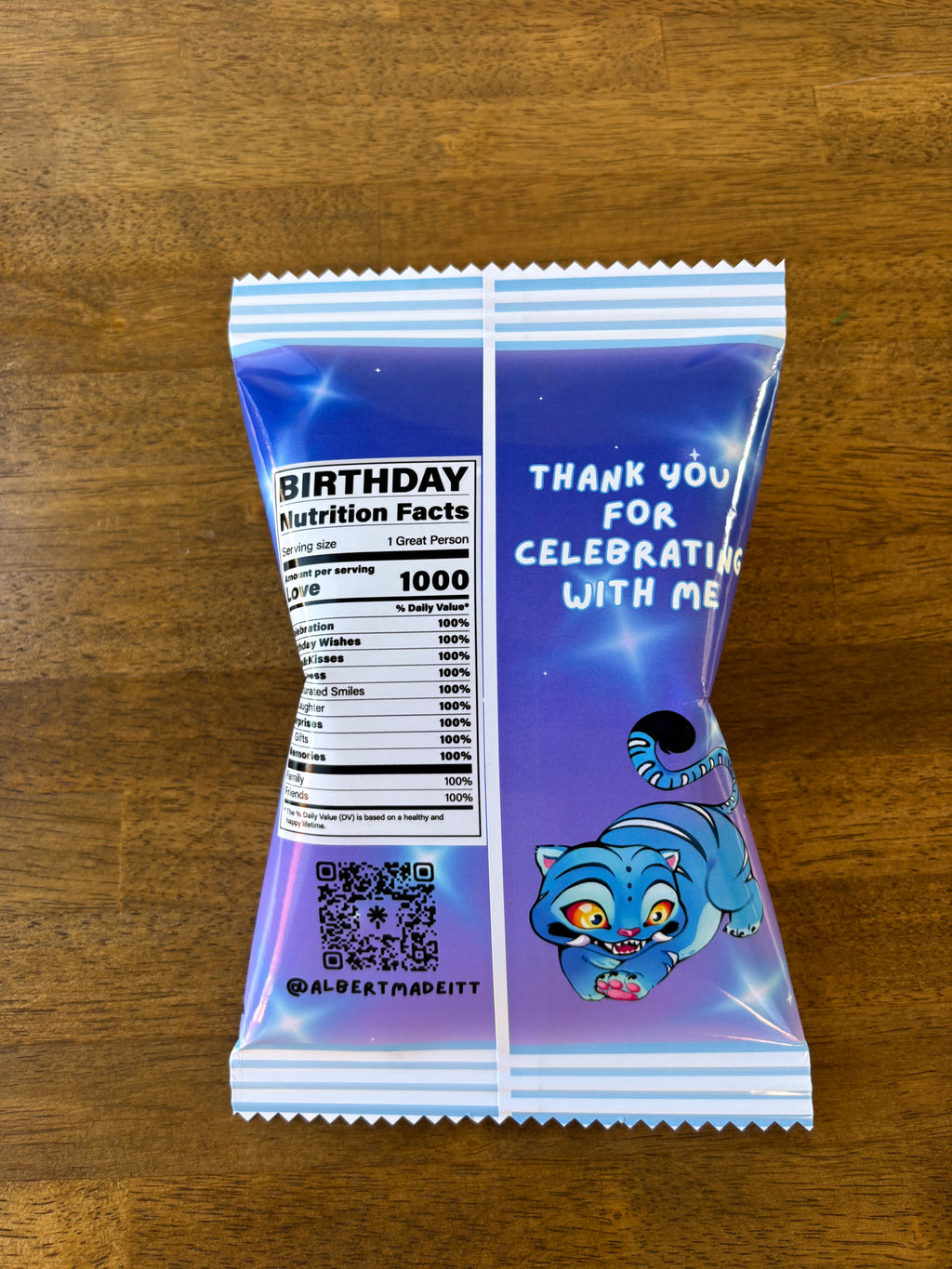 KPop Birthday Chip Bags – Custom Demon Hunter Party Favors