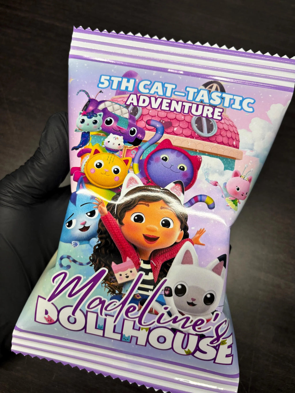 Gabby's Dollhouse Chip Bags – Custom Party Favor Snack Decor
