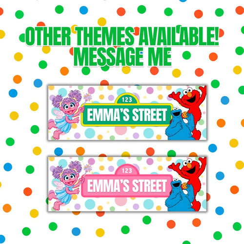 Abby Cadabby Sesame Street Birthday,Custom Coloring Sticker Packs
