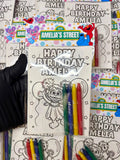 Abby Cadabby Sesame Street Birthday,Custom Coloring Sticker Packs