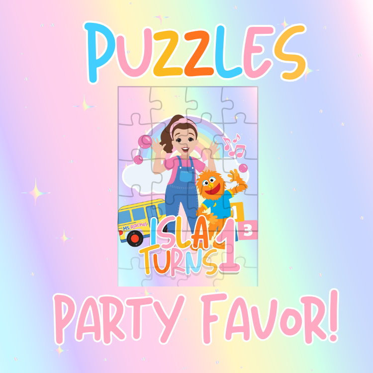 Ms. Rachel Puzzle Party Favors